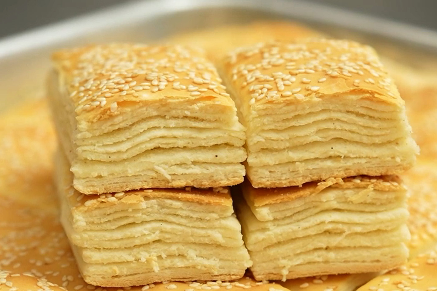 千层烤饼