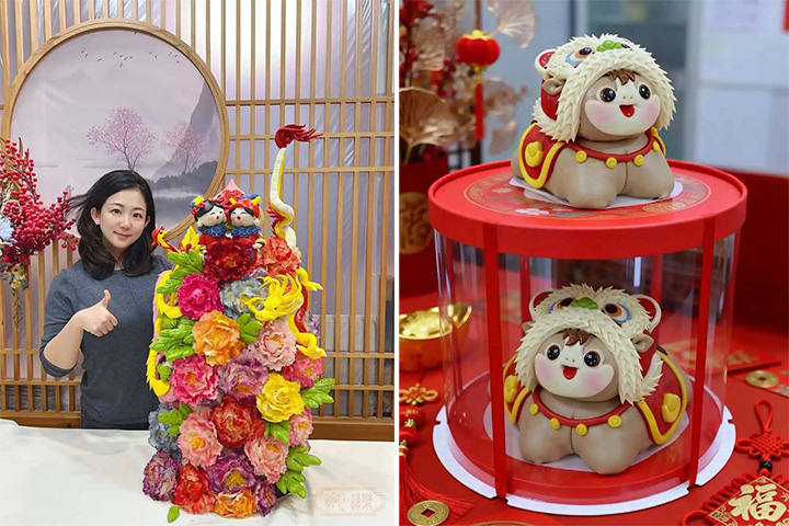 青岛90后姑娘跨界做花饽饽，一年销售额超百万